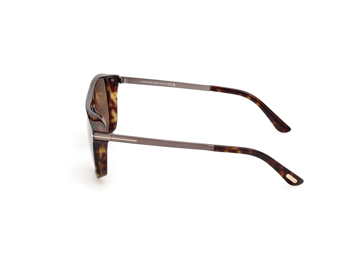 Óculos de Sol Tom Ford FT1105 52L Havana — vista lateral