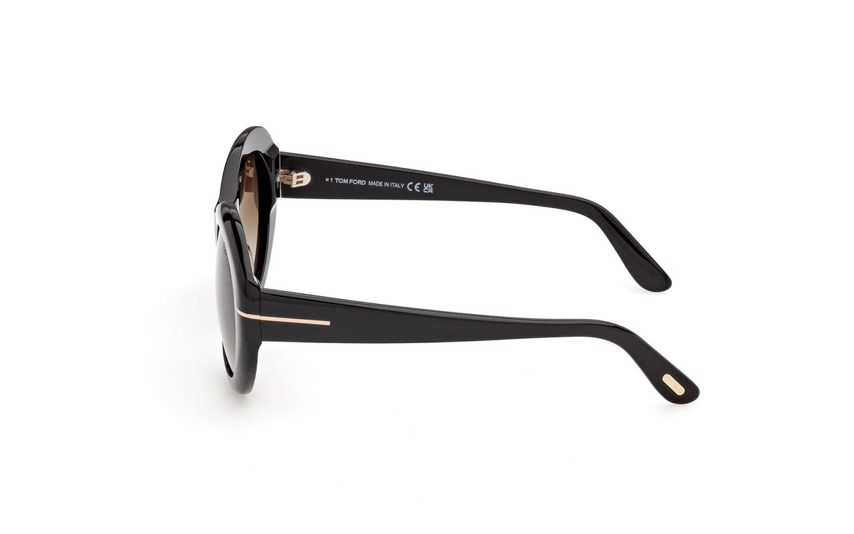 Óculos de sol Tom Ford Elodie-02 FT1423 5401B — vista lateral