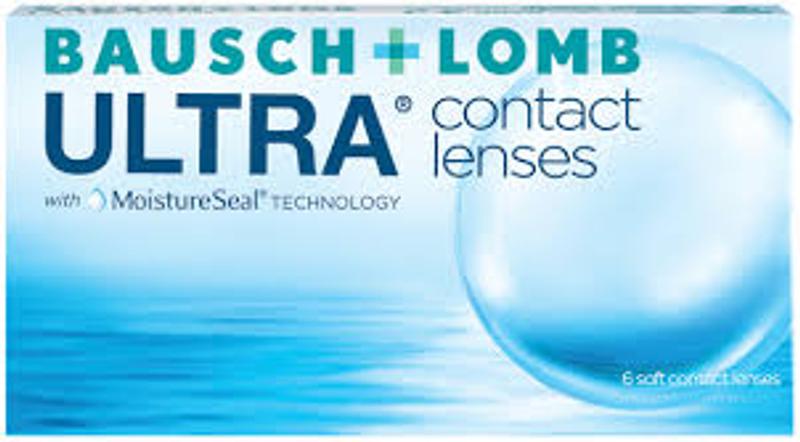 LENTES DE CONTATO ULTRA — embalagem Bausch + Lomb