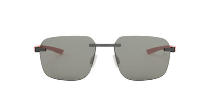Tag Heuer TH40038U 5602A — vista adicional, armação preta e vermelha, lentes cinza