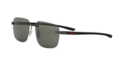 Tag Heuer TH40038U 5605A — vista adicional, armação preta e lentes cinza
