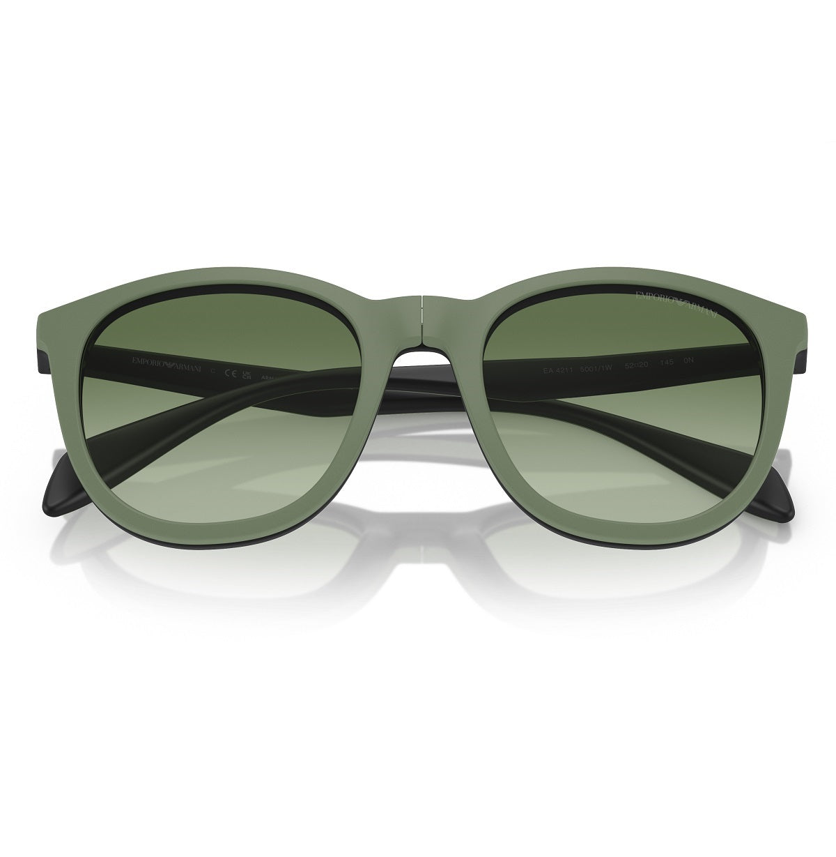 Emporio Armani 0EA4211 50011W52 clip-on verde frontal