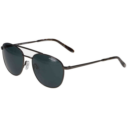 Óculos de sol Jaguar 7468 4200 aviador grafite com lentes cinza