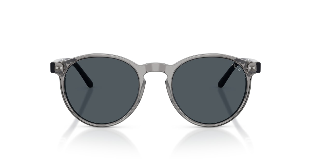 Óculos de sol POLO RALPH LAUREN PH4236 63188750 redondo cinza transparente com lentes cinza-escuro