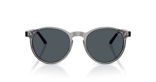 Óculos de sol POLO RALPH LAUREN PH4236 63188750 redondo cinza transparente com lentes cinza-escuro