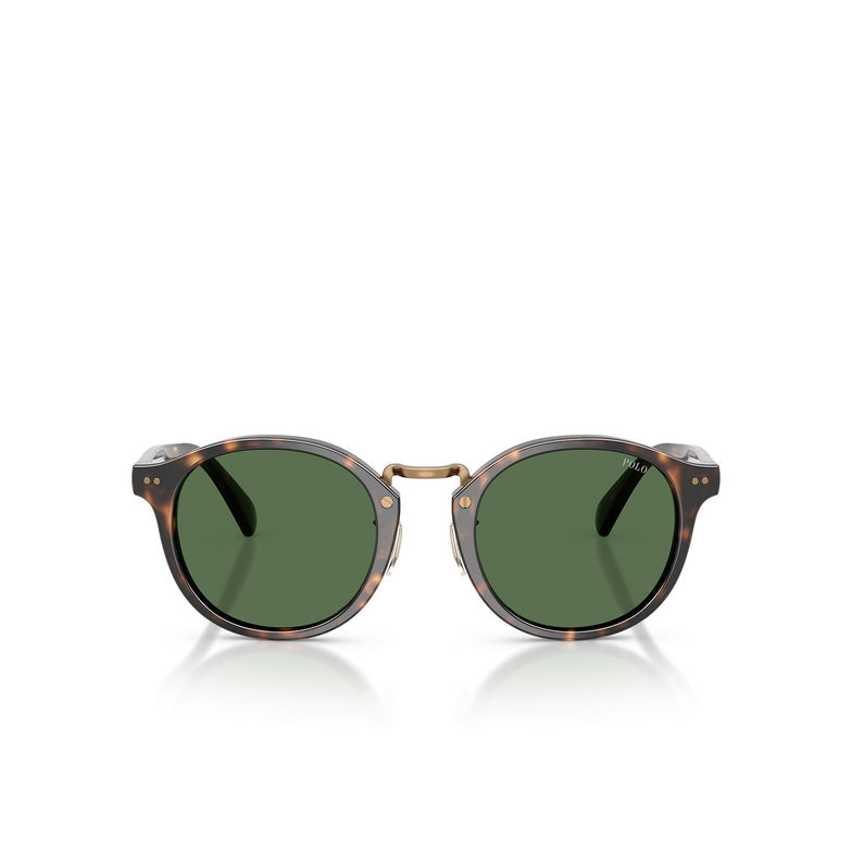 Óculos de sol POLO RALPH LAUREN PH4230 50037150 redondo Havana escuro com lentes verdes