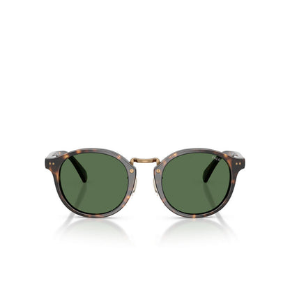 Óculos de sol POLO RALPH LAUREN PH4230 50037150 redondo Havana escuro com lentes verdes
