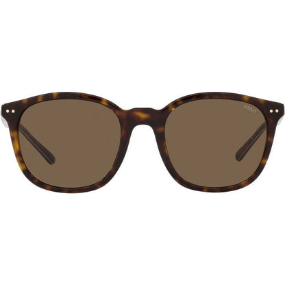 POLO RALPH LAUREN PH4188 50037353 óculos de sol quadrado Havana escuro vista frontal