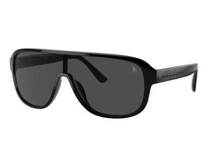 POLO RALPH LAUREN PH4196U 50018734 óculos de sol máscara preto vista inclinada
