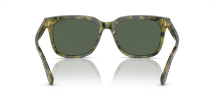 POLO RALPH LAUREN PH4210 54367155 óculos de sol quadrado Havana verde vista traseira