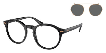 POLO RALPH LAUREN PH4218 53317151 óculos clip-on redondo cristal vista inclinada