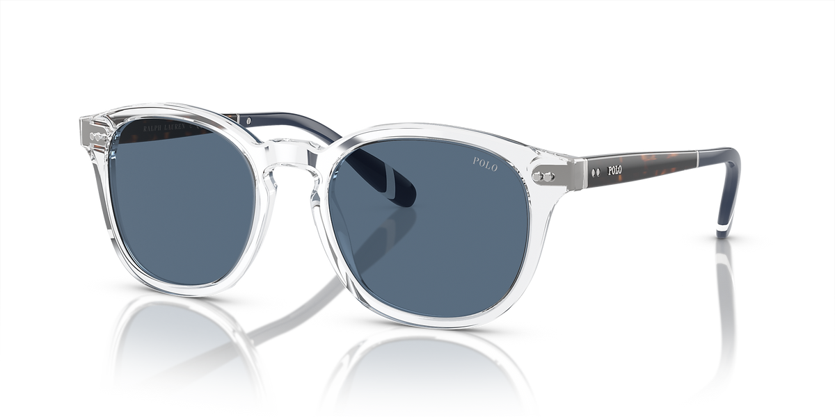 POLO RALPH LAUREN PH4206 53318052 óculos de sol Phantos cinza transparente vista frontal
