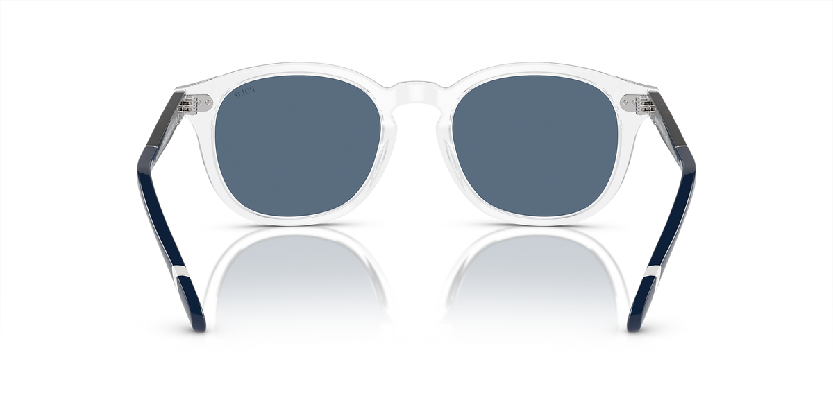 POLO RALPH LAUREN PH4206 53318052 óculos de sol Phantos cinza transparente vista traseira