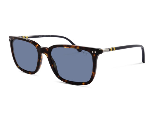 POLO RALPH LAUREN PH4226 50038056 vista inclinada armação Havana brilhante