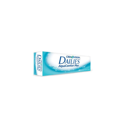DAILIES AquaComfort Plus — embalagem com 30 lentes de descarte diário