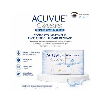 ACUVUE OASYS com HYDRACLEAR PLUS — vista adicional